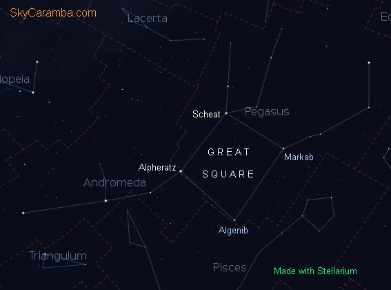 Pegasus and its great square
