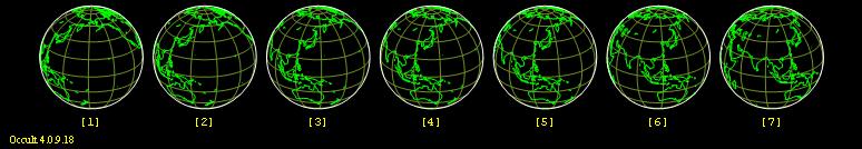 These parts of the earth will get to see different parts of the eclipse