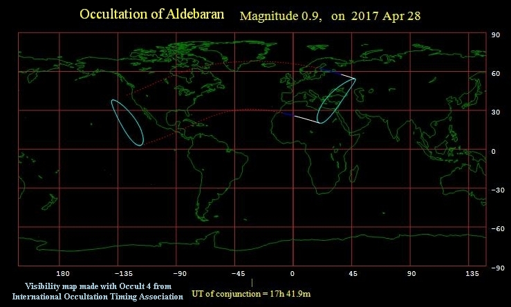 Occultation of Aldebaran 042817
