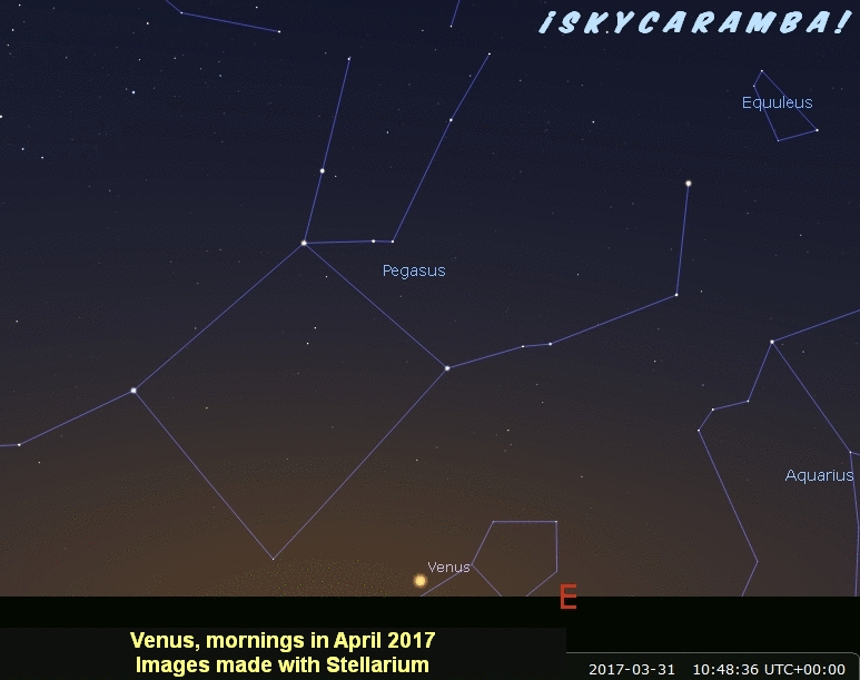 Venus in April 2017